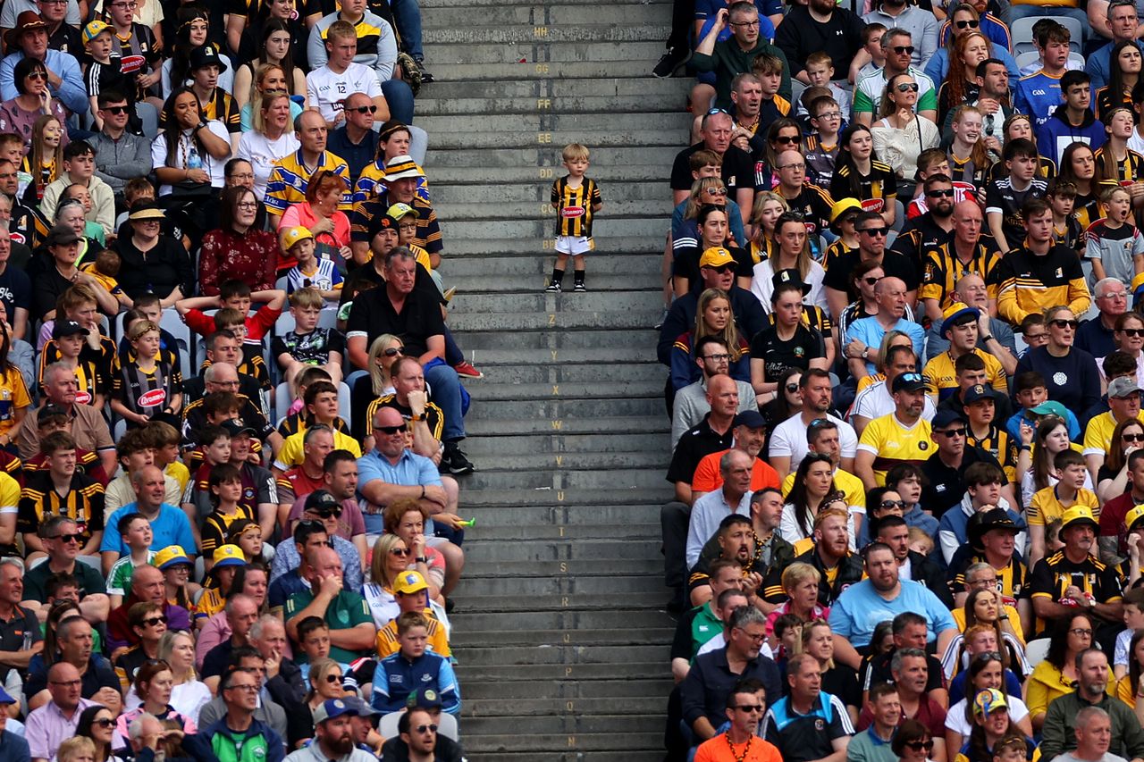 Action shot from the All Ireland Hurling Final at Croke Park